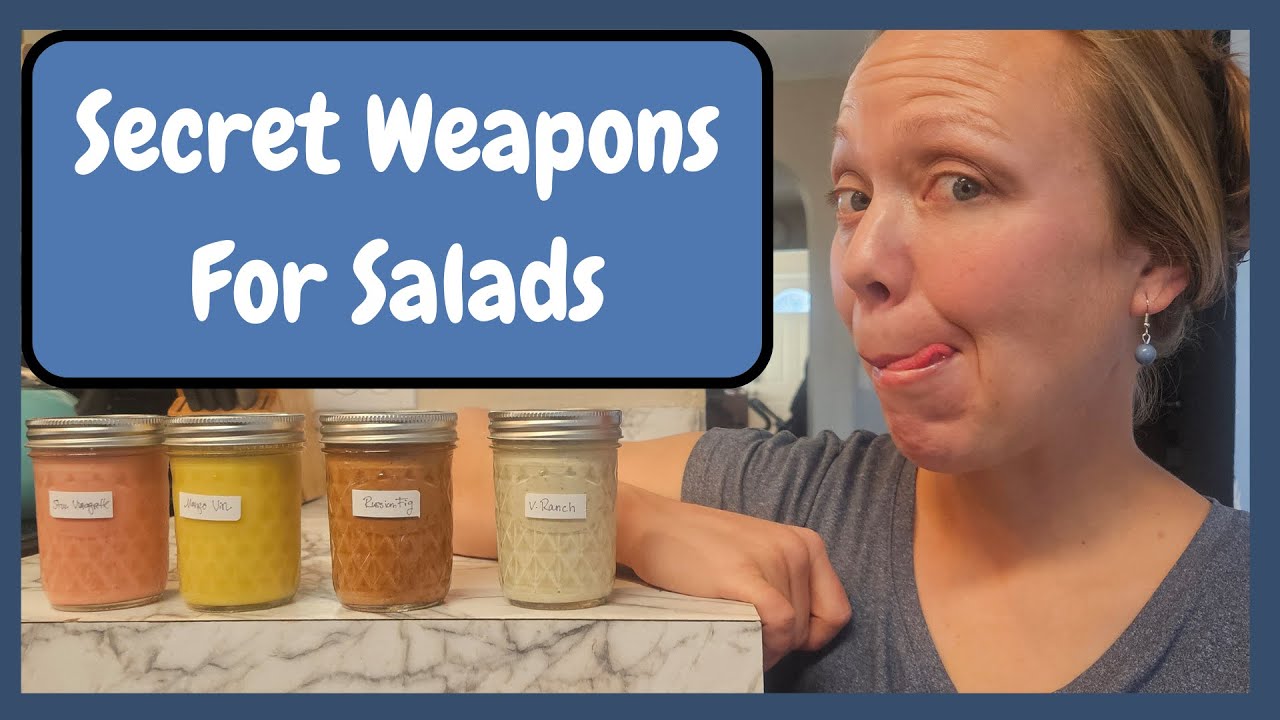 Delicious, 5minute Salad Dressings YouTube
