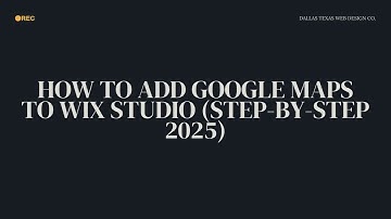 How to Add Google Maps to Wix Studio (Step-by-Step 2025)