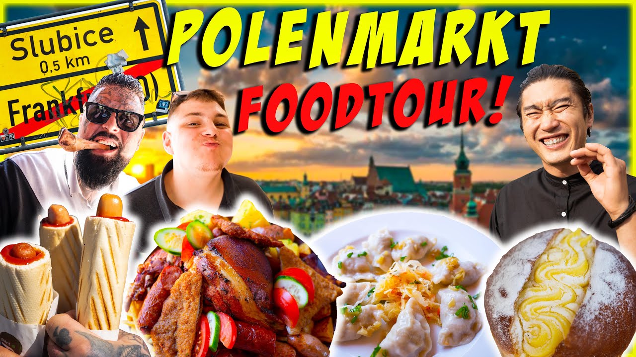 POLENMARKT Foodtour 😨 | Essen zwischen Macheten & Polenböllern 💥