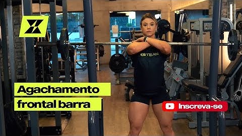 A melhor execução de Agachamento frontal barra | Treino de Quadríceps e Glúteos