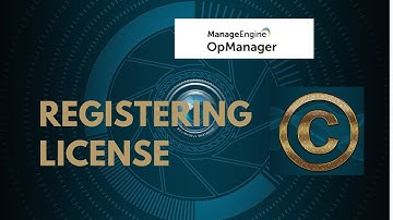 How to register license in OpManager?