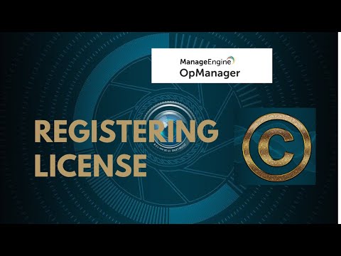 How to register license in OpManager?