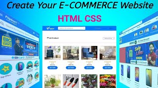 Product Page | Ecommerce Website With HTML CSS & JavaScript Step By Step | Create E-Commerce Website
