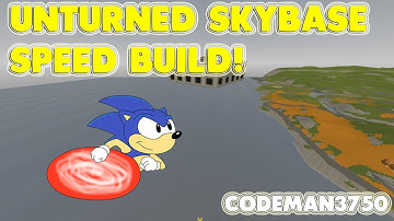 Unturned SkyBase Speed Build! On Russia!