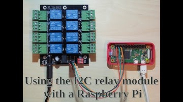 Using the I2C 8-channel relay module board with a Raspberry Pi