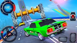 Muscle Car Stunt Mega Ramps 3D - GT Crazy Impossible Car Race Simulator - Android GamePlay screenshot 3
