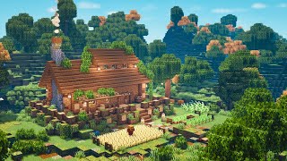 Minecraft | How to Build a Log Cabin | Tutorial