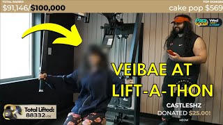 Veibae Working Out at Lift-A-Thon