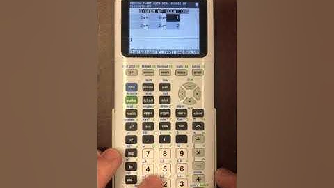 How to use the Plysmth2 Simultaneous Equations app on the TI-84CE calculator