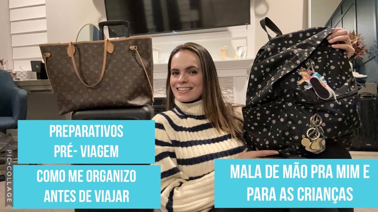 Como me preparo e planejo antes de uma viagem | o que levo na mala de mão para mim e as crianças