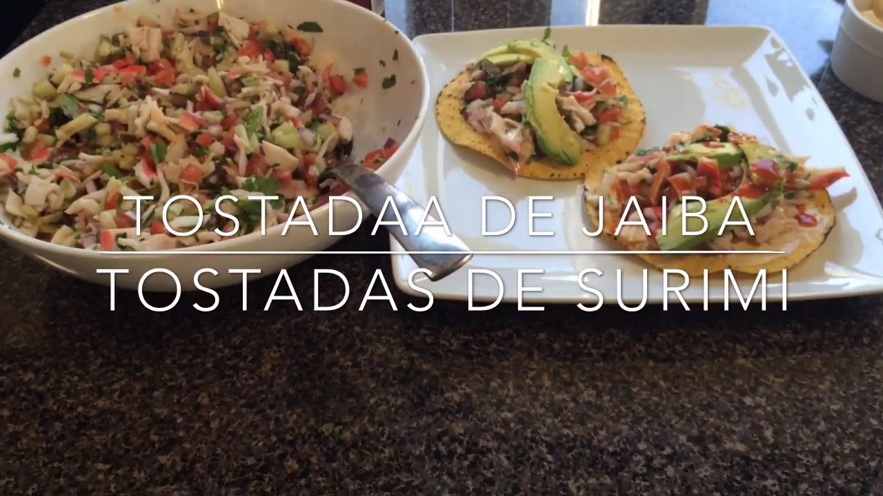 tostadas de jaiba o surimi la cocina de dimij 29 YouTube
