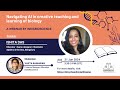 Navigating AI in creative teaching and learning of biology