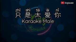 只是太爱你  Zhi Shi Tai Ai Ni  Karaoke Male | Mandarin Karaoke No Vocal