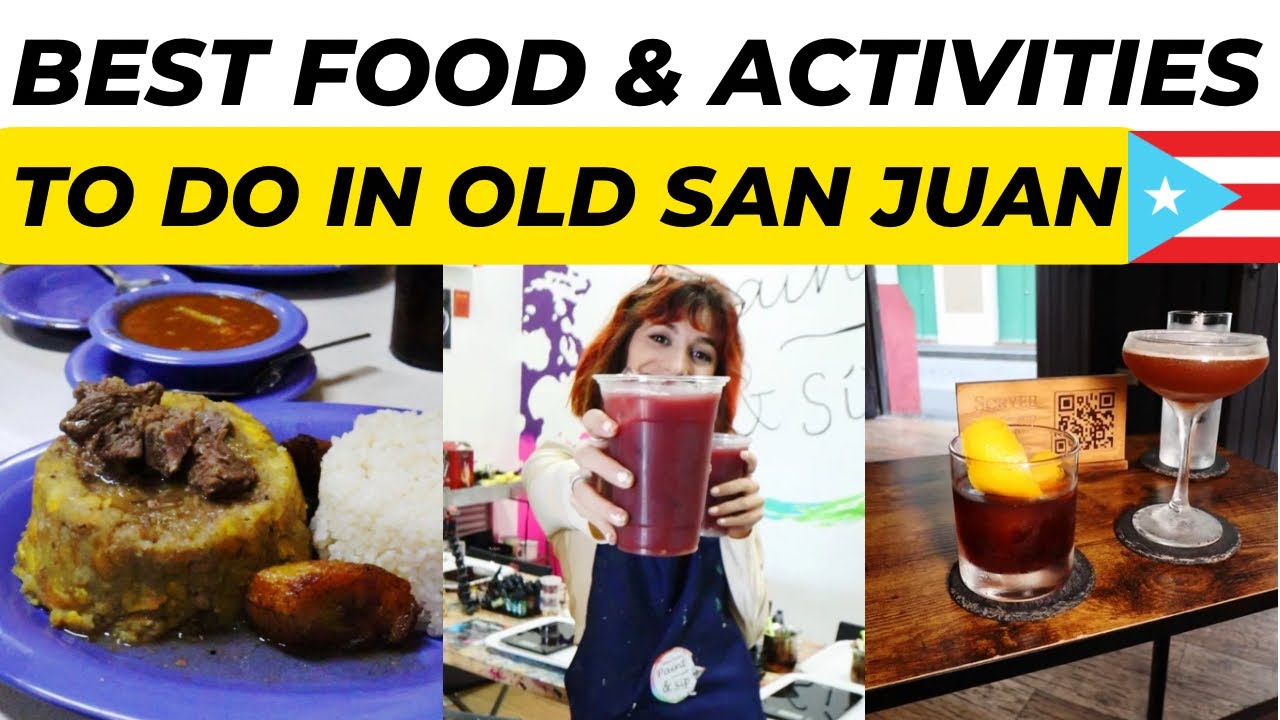OLD SAN JUAN 🇵🇷 BEST Food and MUST VISIT Activities! Puerto Rico Travel Guide 2024