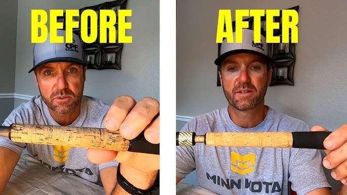 Quick & Easy Way To Clean Cork Handles On Your Fishing Rod 