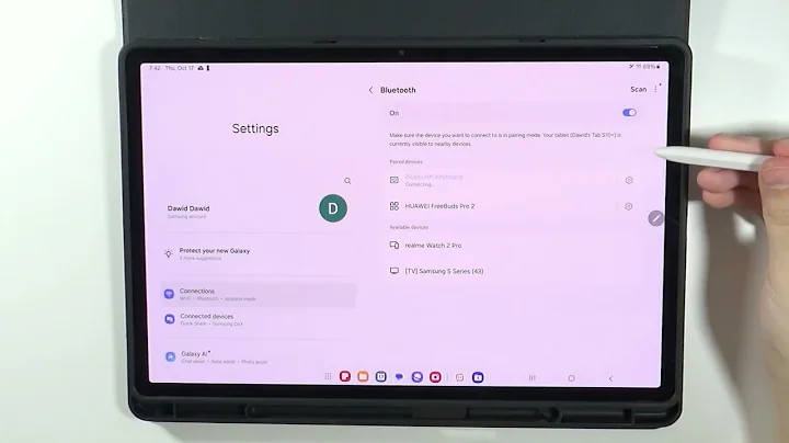 Samsung Galaxy Tab S10+/S10 Ultra: How to Unpair Bluetooth Keyboard (Disconnect Wireless Keyboard)