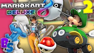 GEORGES OVERWATCH RANT (Mario Kart 8 Deluxe) - Button Smashers!
