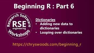 Beginning R: Part 6