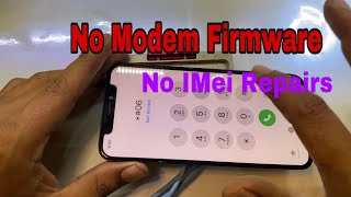 iPhone X No Modem Firmware/Baseband Repairing/ No service Phone...