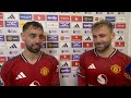 Bruno Fernandes & Luke Shaw react to Man Utd 2-1 Chelsea | "We've shown a lot of good things"