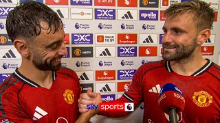 Bruno Fernandes & Luke Shaw react to Man Utd 2-1 Chelsea |