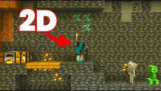 Minecraft But I'm Trapped In 2D