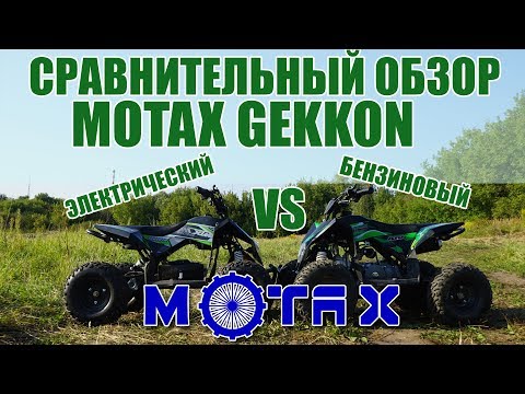 Детский квадроцикл бензиновый и электрический Motax Gekkon - сравнительный обзор