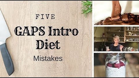 5 Common GAPS Intro Diet Mistakes