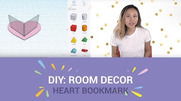 Tinkercad: Heart Bookmark