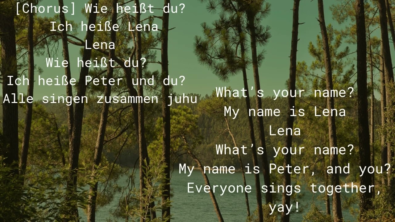 German Introduction | Wie heißt du?