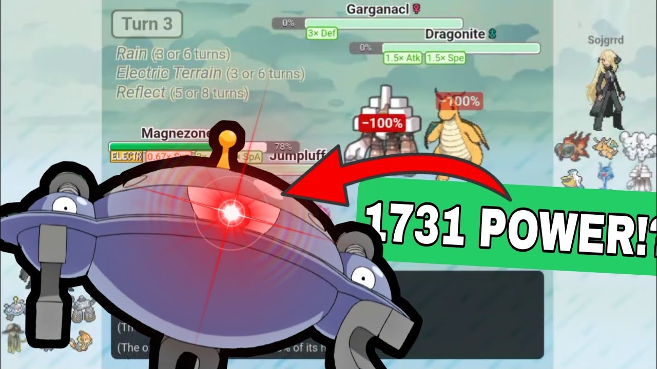 MAGNEZONE IS OVERPOWERED IN DOUBLES ON POKEMON SHOWDOWN!!