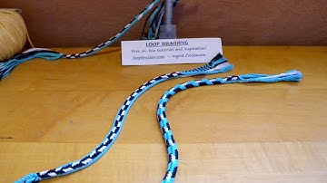 D-shaped 7-loop braid, two ways