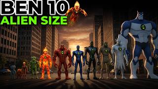Ben 10 Ultimate Alien Size Comparison | All Aliens Height Comparison