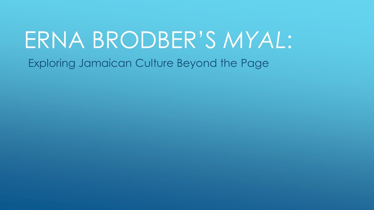 Erna Brodber's Myal