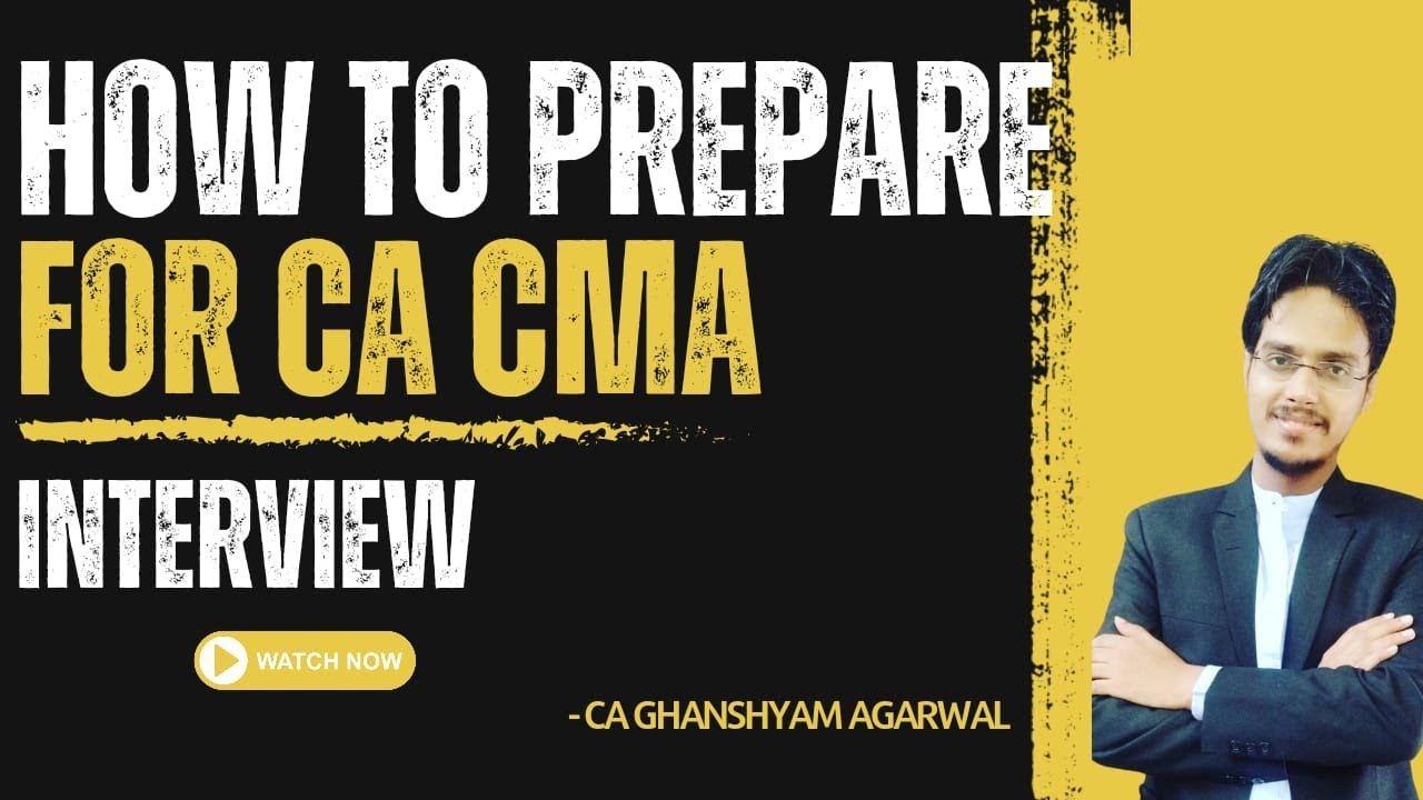 How to prepare for CA CMA interview SemiCA CMA CAarticleshipIICAI campus placement 2024IGSPRIME Demo