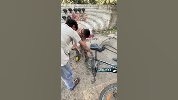 Cycle Doosri Bar Puncher Ho Gaya | 🥺🥺 | #shorts #trending #viralvideo #vlog #cycle #puncture