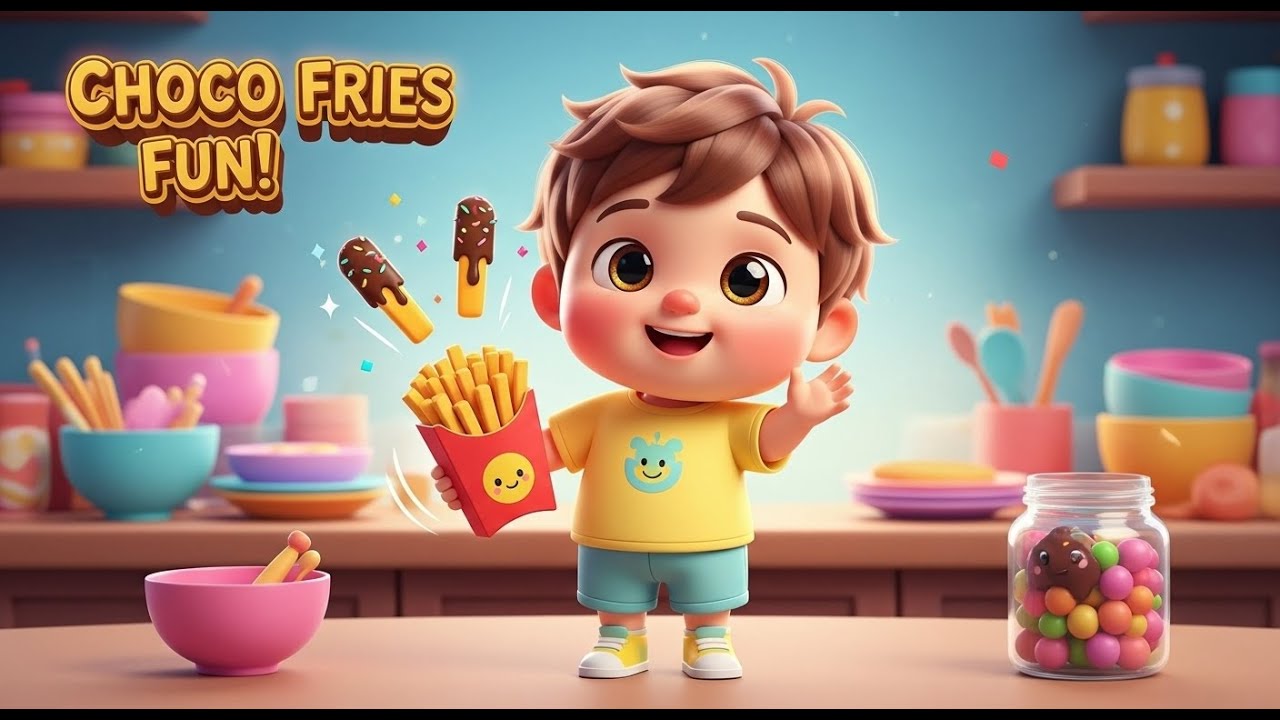 Choco Fries Song – Nursery Rhyme, Toddler Learning, Food Fun, and Playful Snack Time