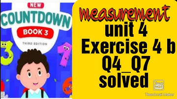 oxford new countdown book 3 third edition || chapter 4 ||  Exercise 4b || Q4_Q7 solved