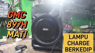 GMC 897H Speaker Dead, Charging Light Blinking @electrical407