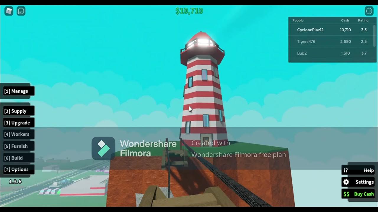 How to get to the lighthouse in retail tycoon YouTube