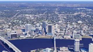 Jacksonville Aerial View 3D  Stunning 4K Drone Tour of Florida’s River City