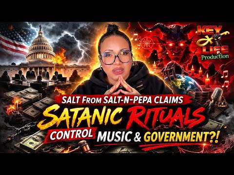 SALT FROM SALT-N-PEPA CLAIMS SATANIC RITUALS CONTROL MUSIC & GOVERNMENT?! 😲