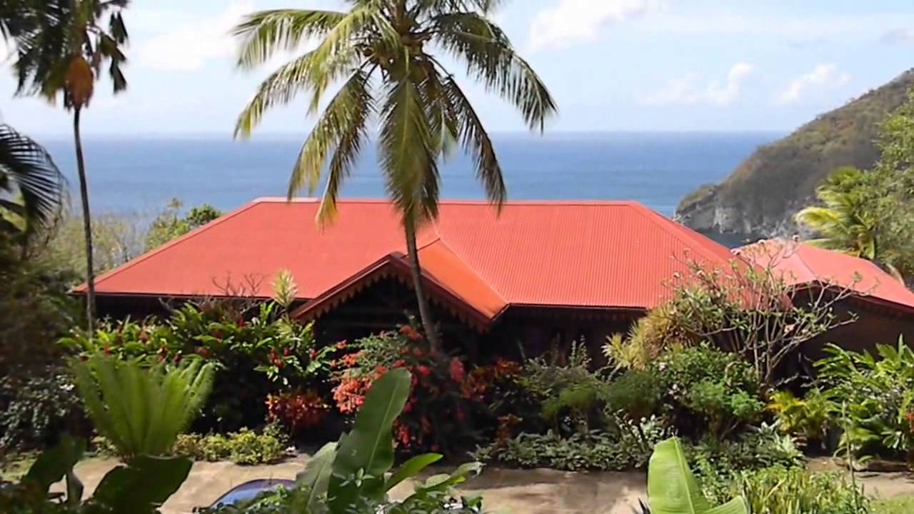 Ancienne maison de Coluche Ã  Deshaies - Guadeloupe - YouTube