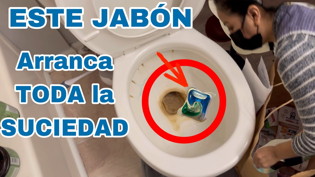 ✅ este JABON ARRANCA LA SUCIEDAD MAS DIFICIL DE EL BAÑO| COMO LIMPIAR EL BAÑO FACIL Y RAPIDO