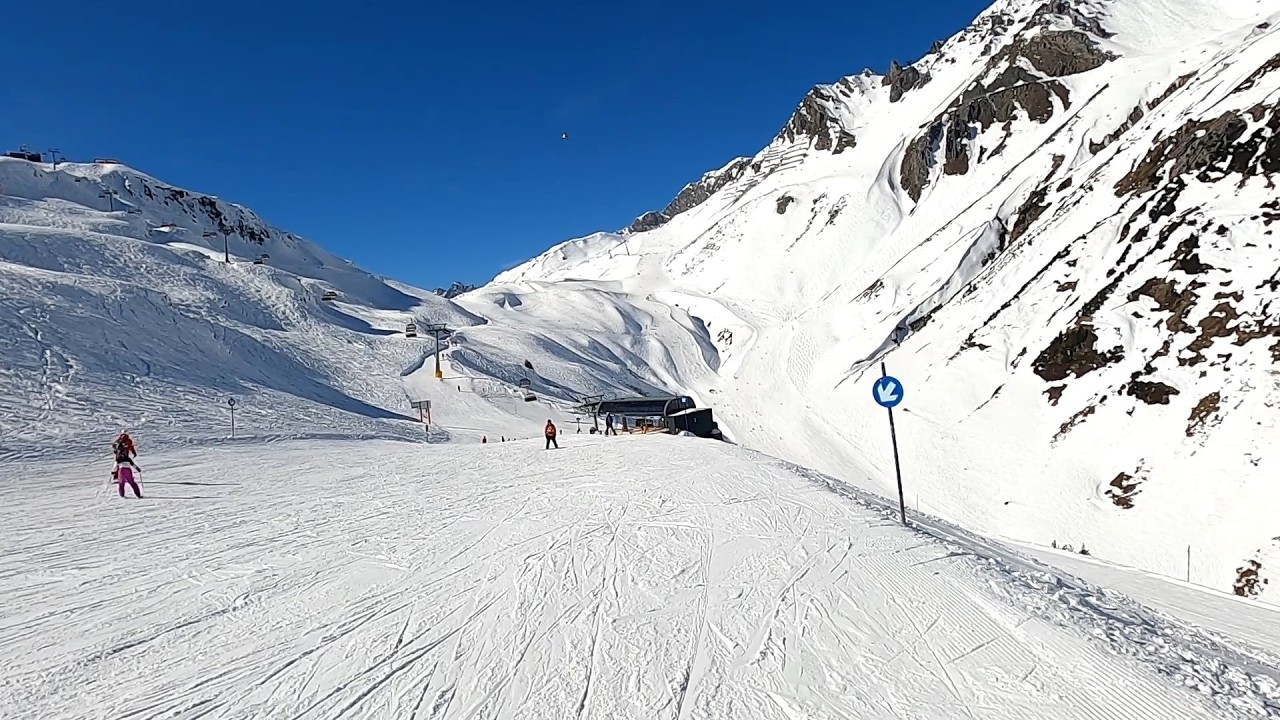 Skiing St Christoph Austria 2025 | GoPro HD POV | Blue 53 to Tanzboden Lift