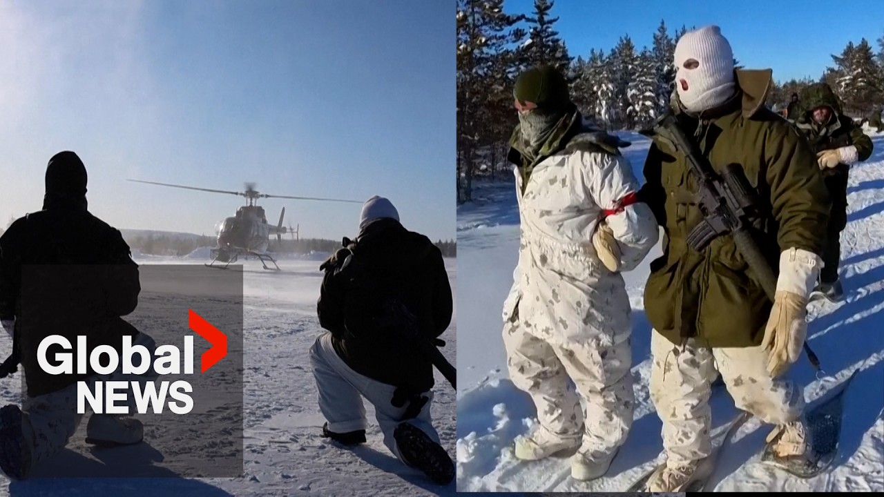 Amid increased Arctic attention, Canadian Armed Forces train in comparable freezing conditions