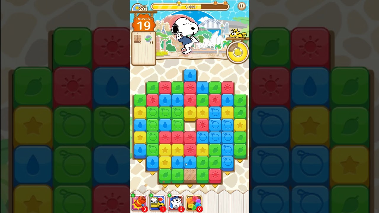 Snoopy Puzzle Journey level 201
