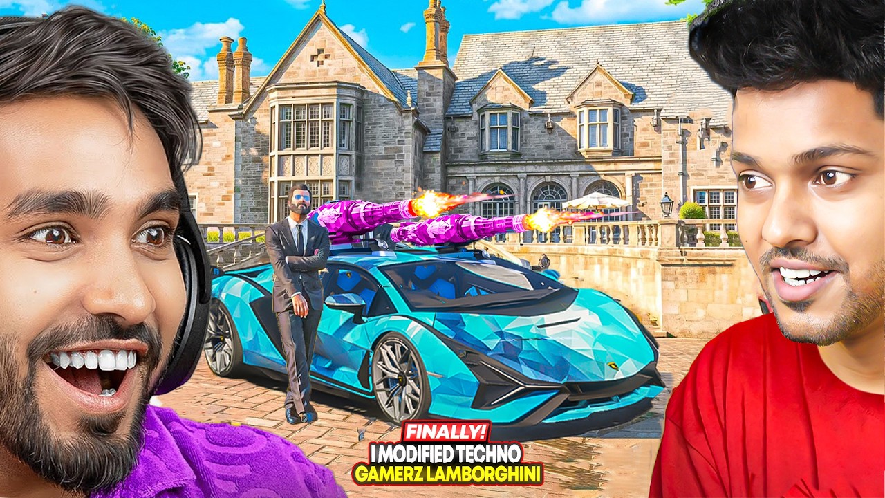 I Modified TECHNO GAMERZ Lamborghini Sian to a GOD CAR!