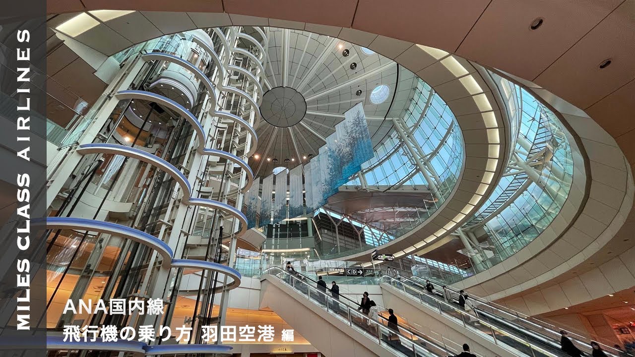 ANA国内線 飛行機の乗り方 羽田空港編