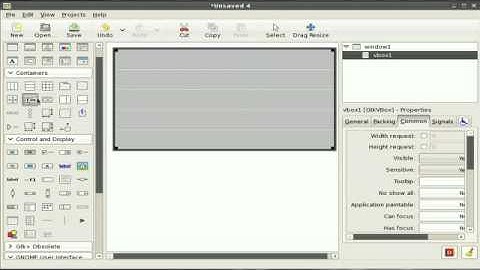 Rapid Application Development with Glade 3.0 part 1